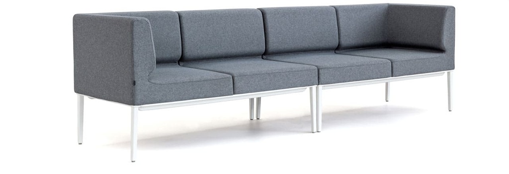 Sofá Longo Nómada Express en configuración cuádruple