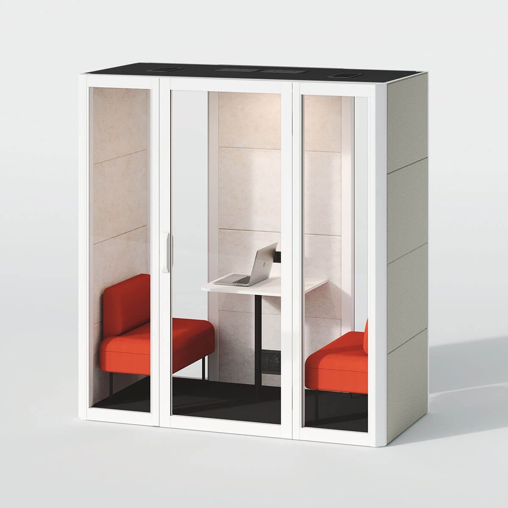 Cabina Qyos 150 con butacas