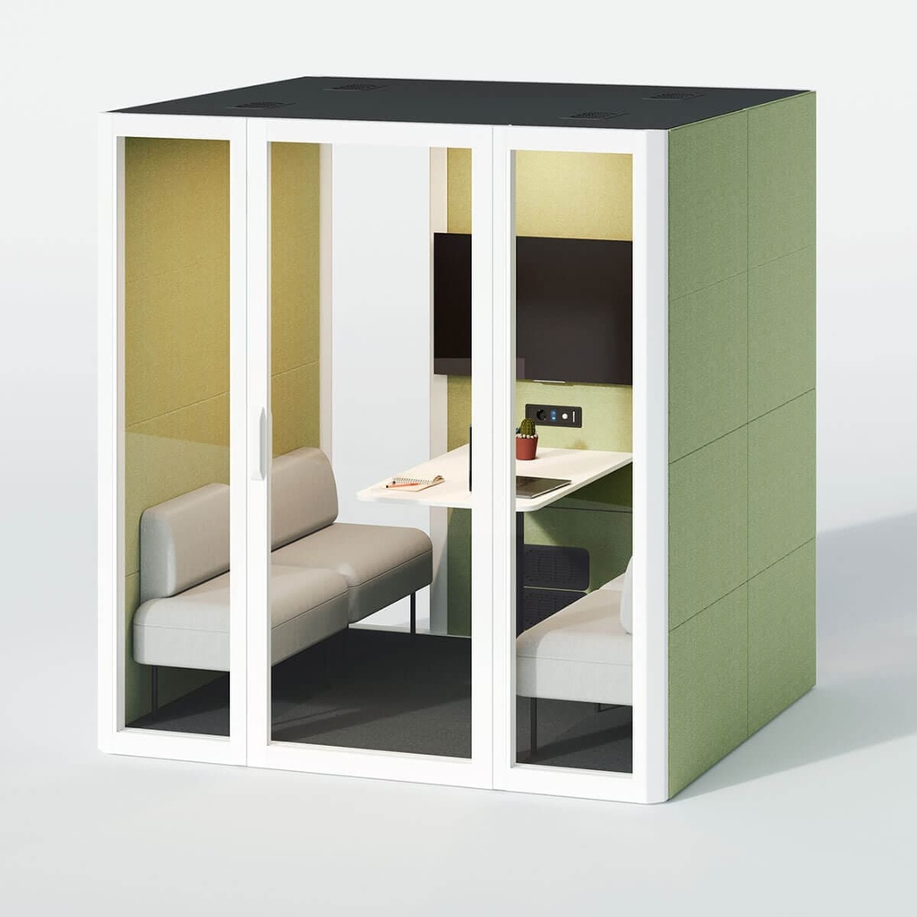 Cabina Qyos 400 con butacas