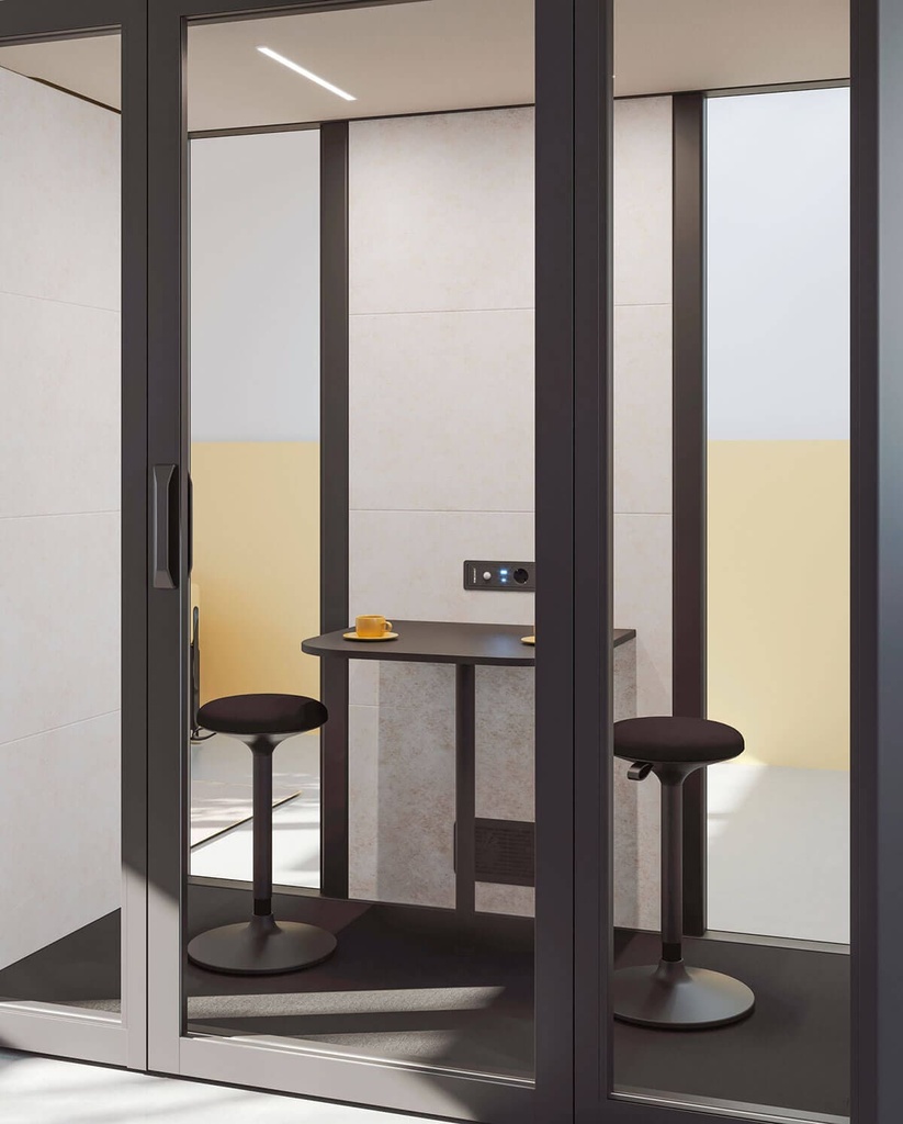 Cabinas insonorizadas para reuniones Qyos de Actiu