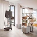 Estantería Tubbe de Actiu en negro y roble