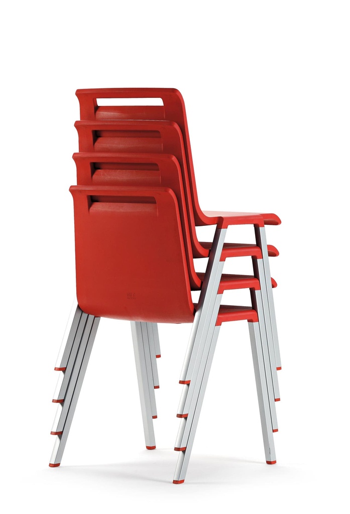 Silla Mit roja apliada