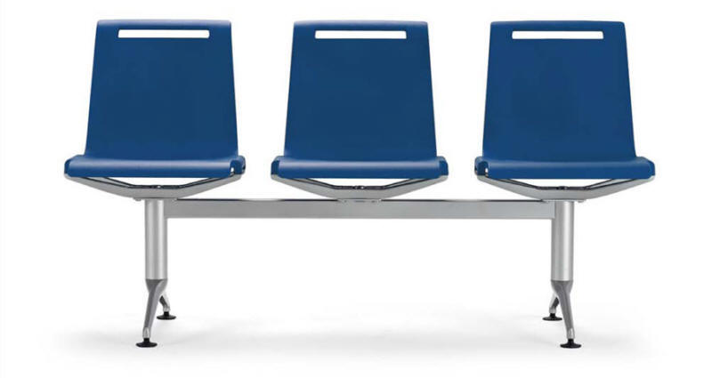 Bancada Mit de 3 asientos azul