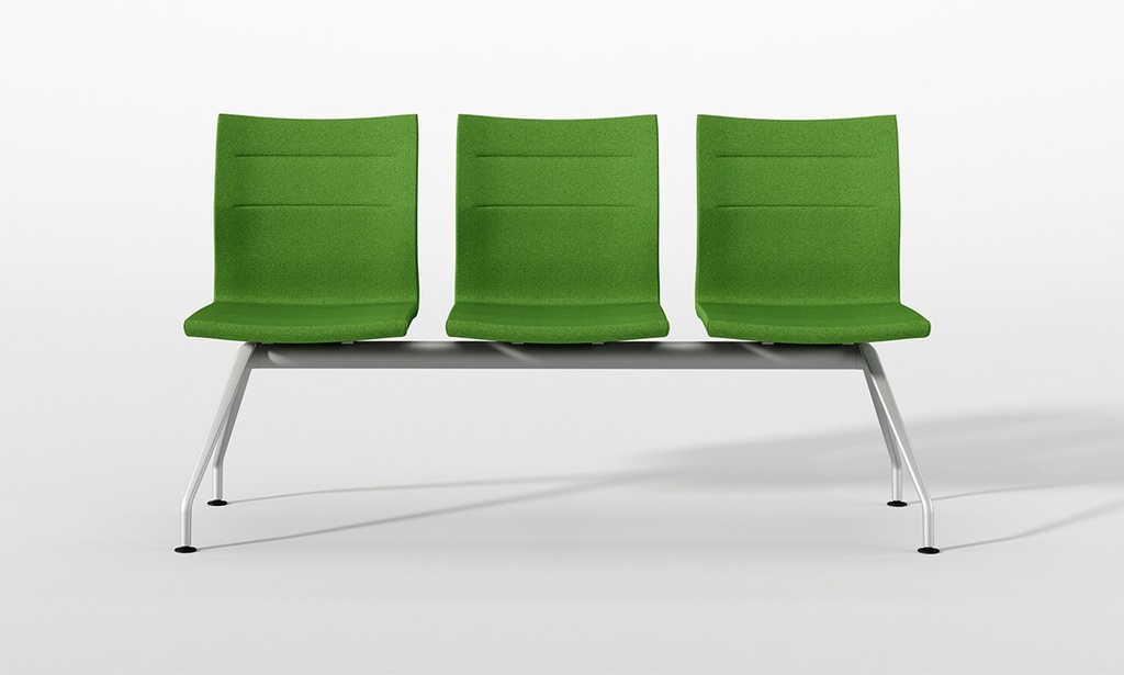 Bancada Uma de 3 asientos verde
