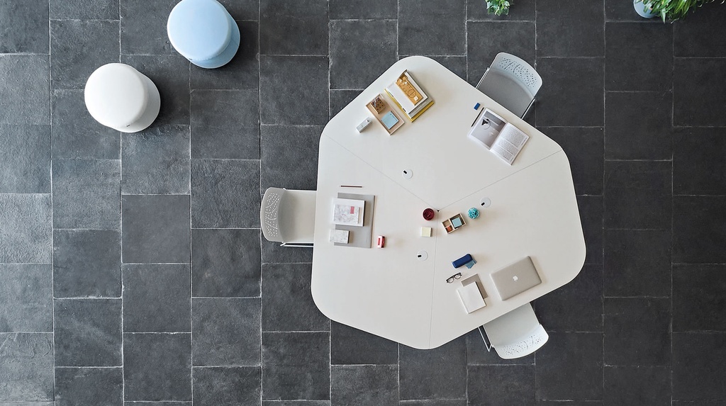 Mesa triple Gen Vital Plus 300 en vista cenital