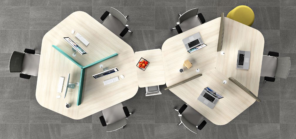 Mesas triple Gen Vital Plus 300 unidas