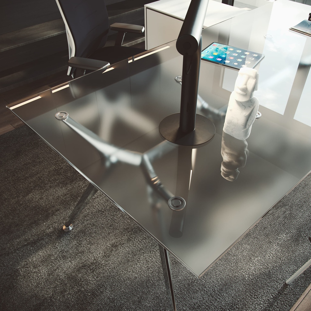 Mesa de cristal para despacho Arkitek 180 x 88 cm