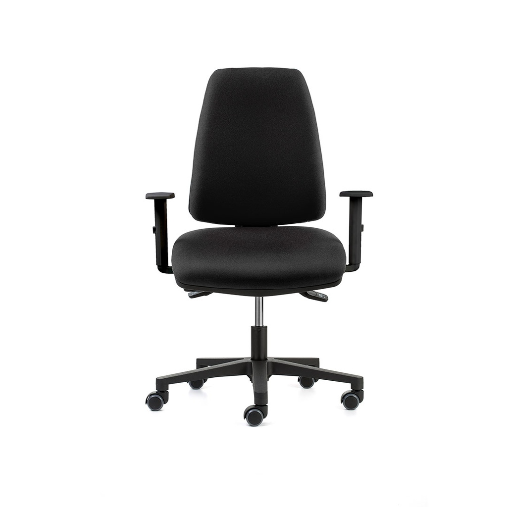 Silla Adapta Express tapizada en negro