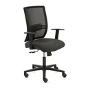 Silla Signo Express con malla ergon贸mica negra