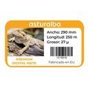 Etiqueta del rollo de film para laminar Premium Digital Mate 27 µ 290 mm x 250 m