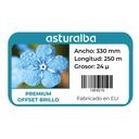 Etiqueta del rollo de film para laminar Premium Offset Brillo 24 µ 330 mm x 250 m