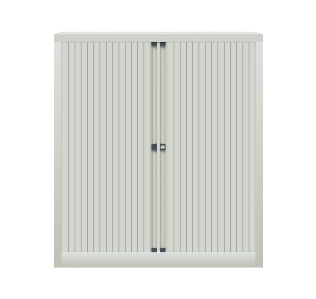 Armario metálico de persiana Bisley EuroTambour en gris claro