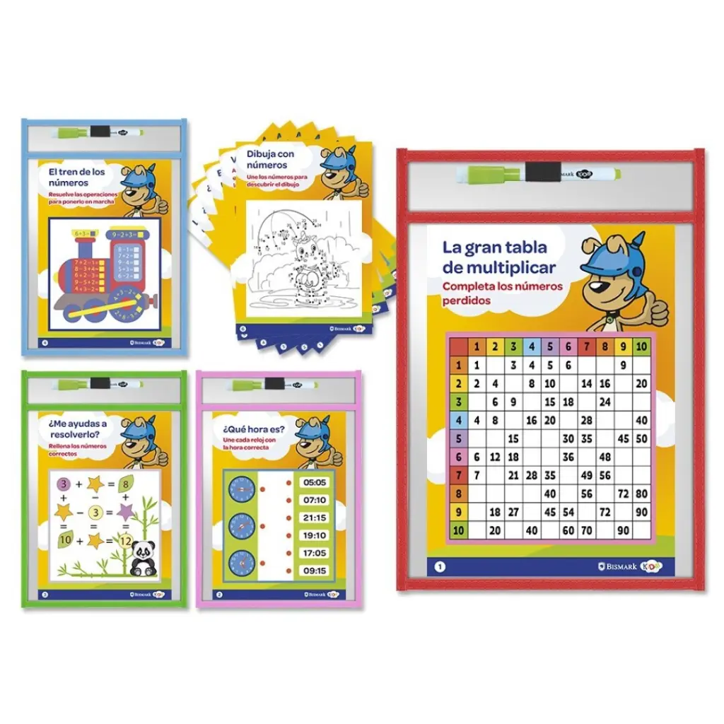 funda fichas escolares