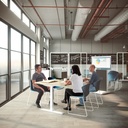 Mesa Mobility de Actiu elevable en altura para trabajar sentado