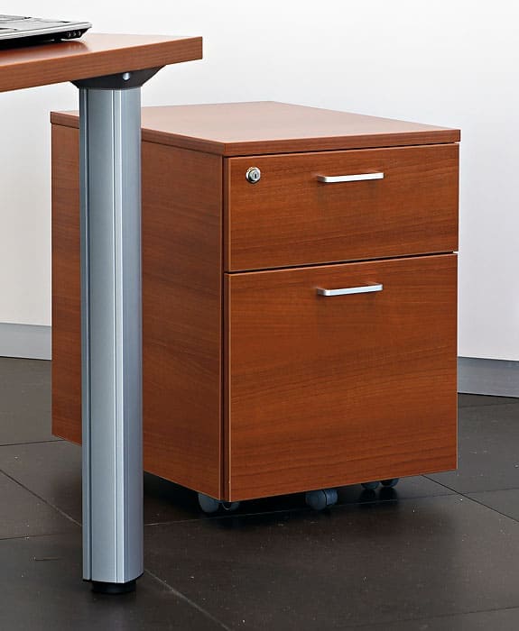 Cajonera de madera con cajón carpetero