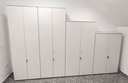 Armarios modulares Actiu en acabado blanco con puertas batientes instalados por Asturalba en el Ayuntamiento de Corvera