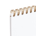 Documento encuadernado con wire-O Renz nº10 en bobina de color bronce