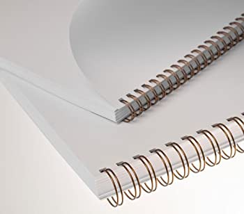 Documento encuadernado con wire-O Renz nº16 en bobina de color bronce