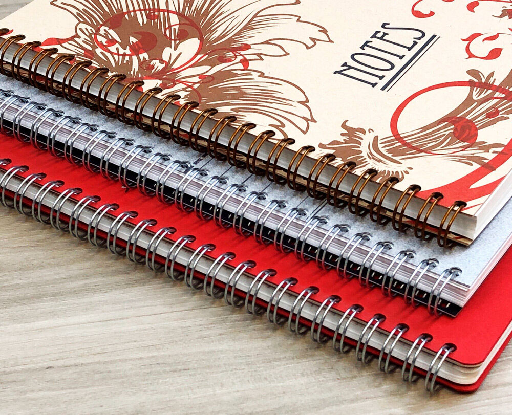 Encuadernación profesional con wire-O Renz nº16 en bobina de color bronce