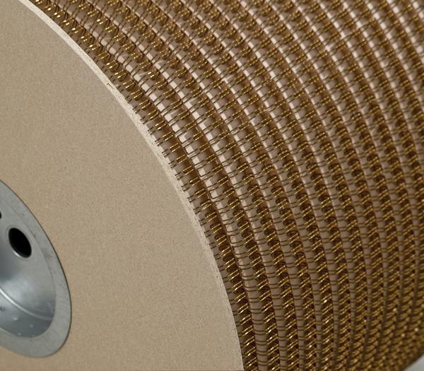 Wire-O Renz nº6 en bobina de color bronce