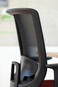 Respaldo elevable en altura de malla ergonómica de la silla Trim