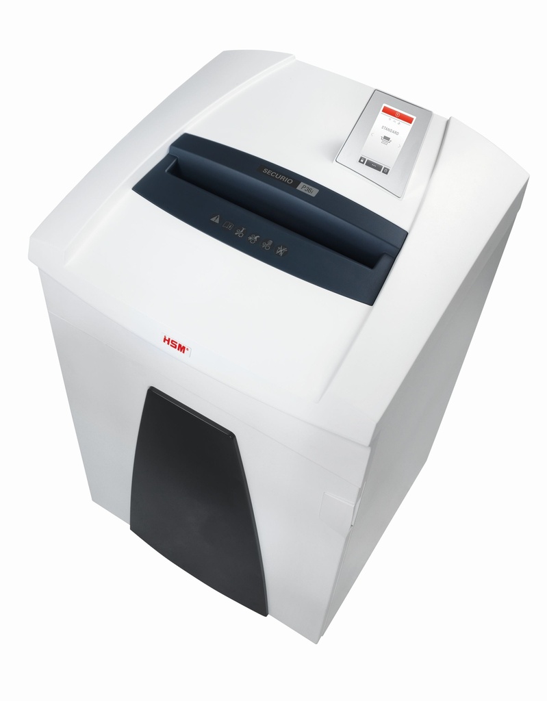Destructora de papel de alto rendimiento y seguridad HSM Securio P36i con corte en partículas de 0,78 x 11 mm.