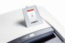 Destructora de papel con sistema Intelligent Drive HSM Securio P36i con corte en partículas de 0,78 x 11 mm.