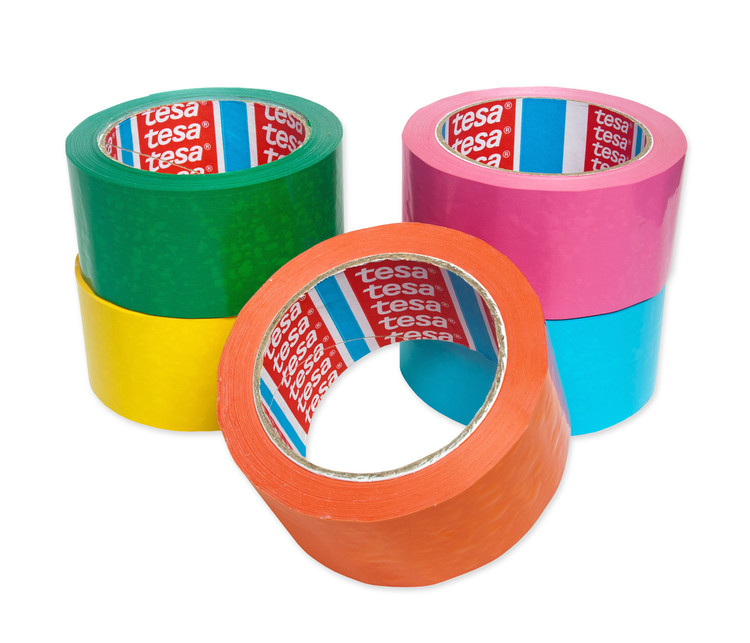 Cinta adhesiva amarilla 50x66