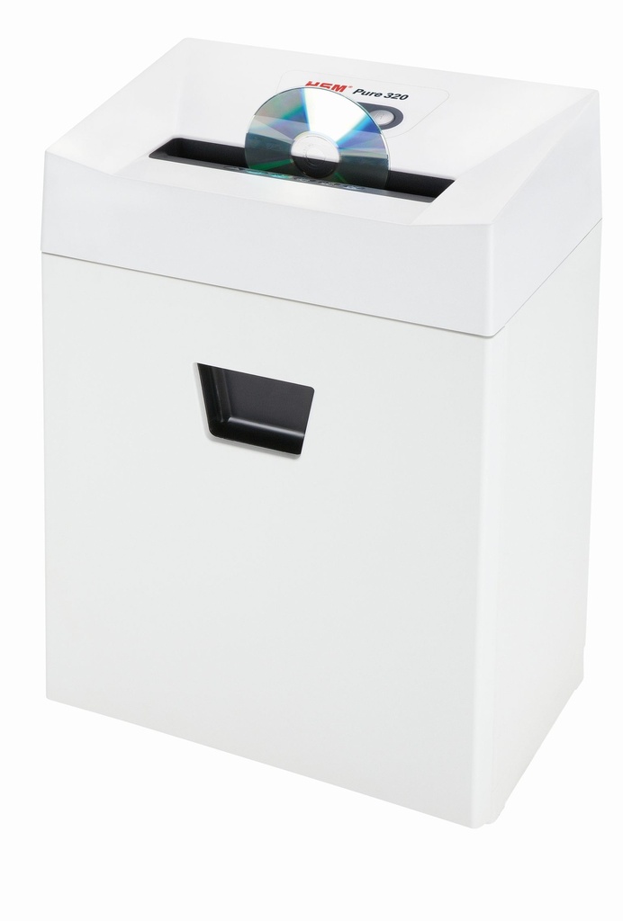 Destructora de tarjetas HSM Pure 320 con corte en tiras de 5,8 mm.