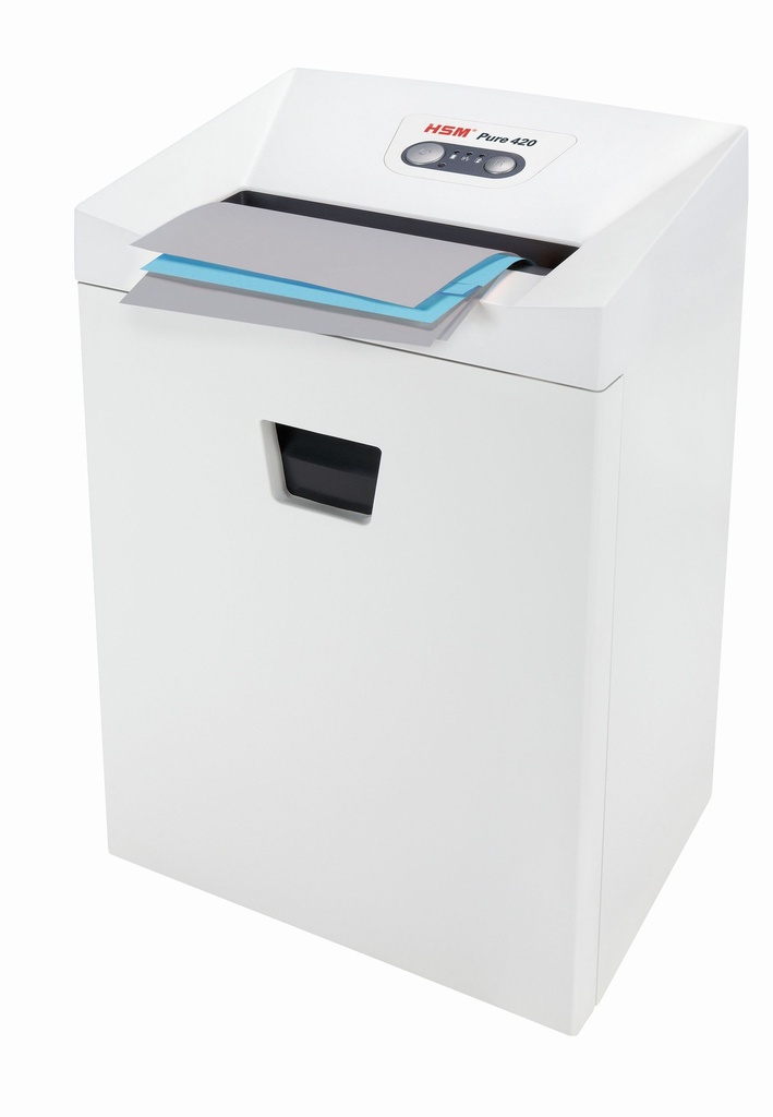 Destructora de papel HSM Pure 420 con corte en tiras para oficina
