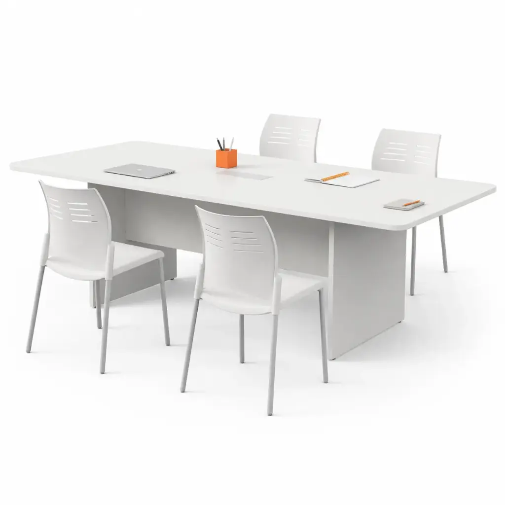 Mesa de reunión Ofimat Plus Actiu 220 x 100 cm monocolor | Personalizada