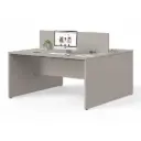 Mesa doble Ofimat Plus Actiu fondo 137 cm  monocolor | Personalizada