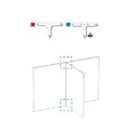 Kit de unión en T Link Actiu para 3 paneles LK31