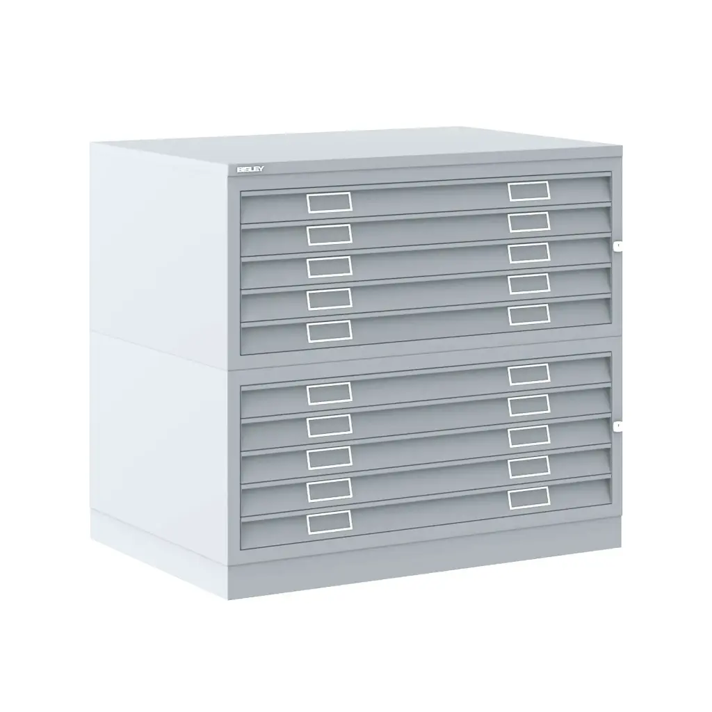 Archivador de planos A1 de 10 cajones Bisley 471/472 914 x 1010 x 691 mm Express