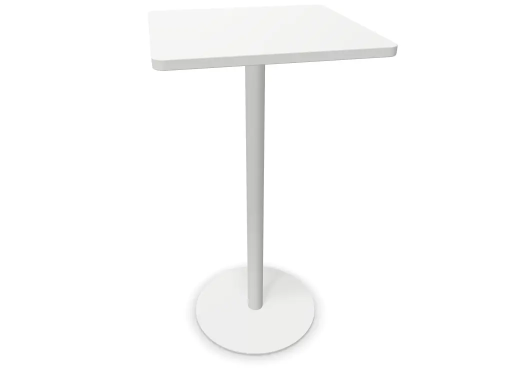 Mesa alta cuadrada Tabula Tar 10 Actiu 60 cm de ancho y 110 cm de alto 