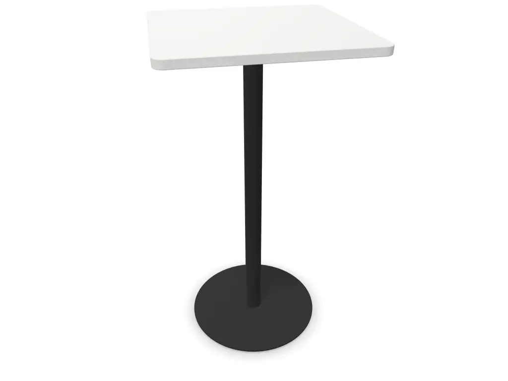 Mesa alta cuadrada Tabula Tar 10 Actiu 60 cm de ancho y 110 cm de alto 