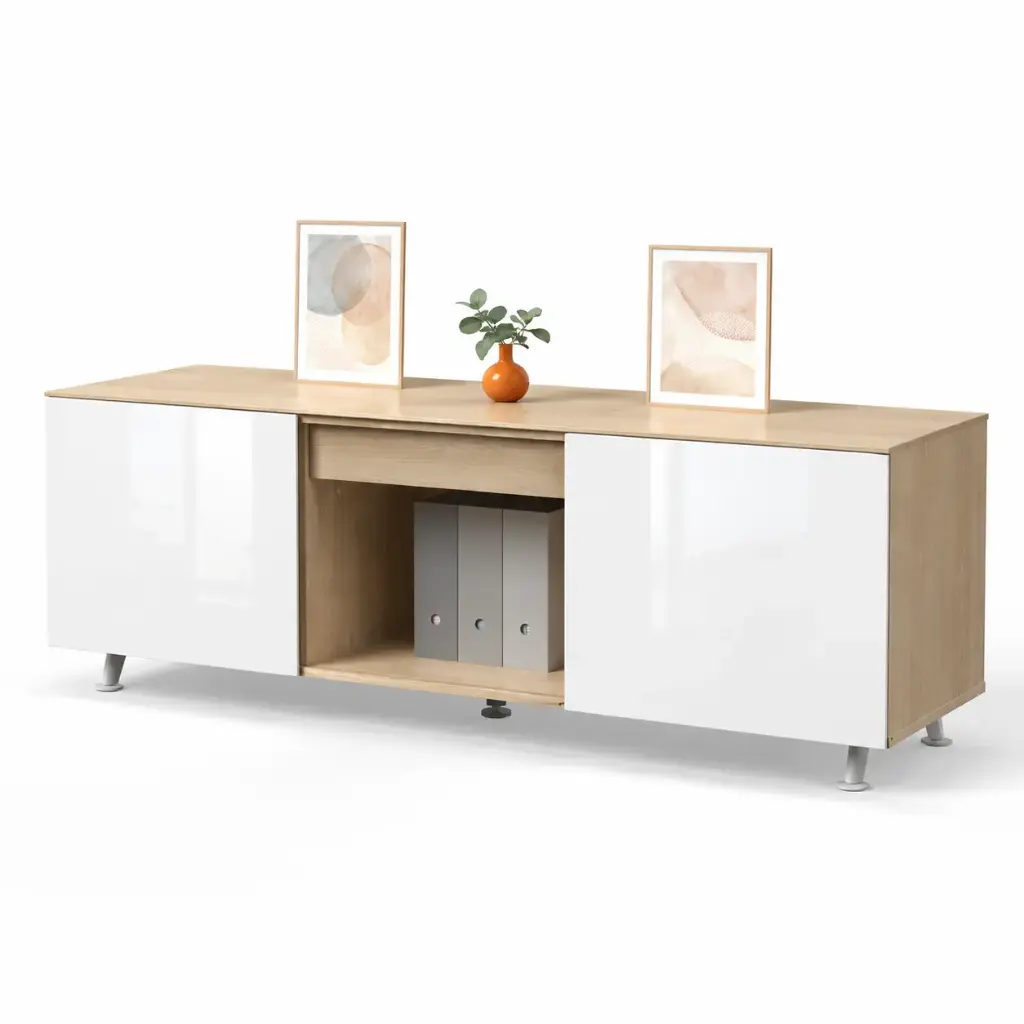 Armario con puerta corredera de cristal Arkitek 58 x 157 x 50 cm