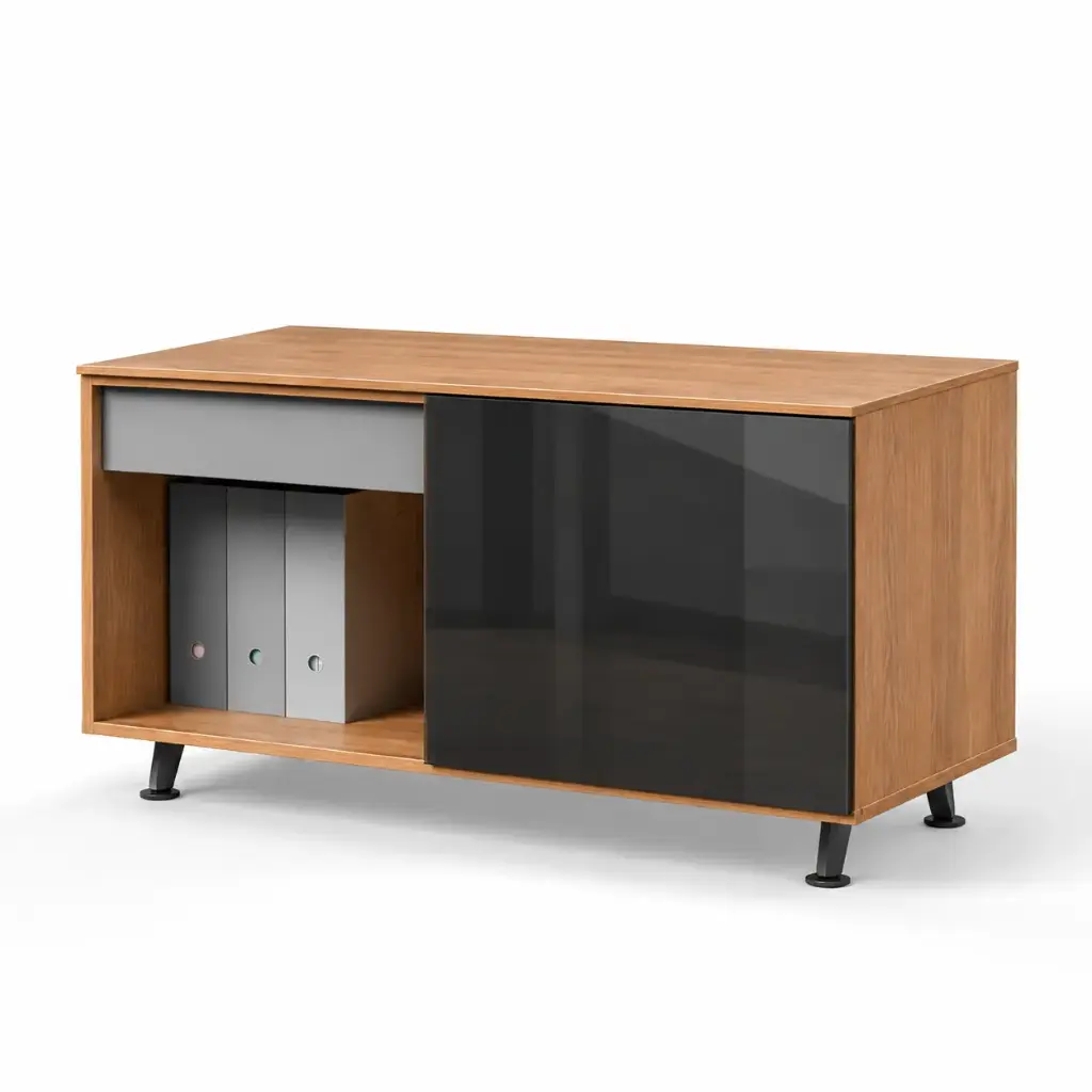 Armario con puerta corredera de cristal Arkitek 58 x 105 x 50 cm