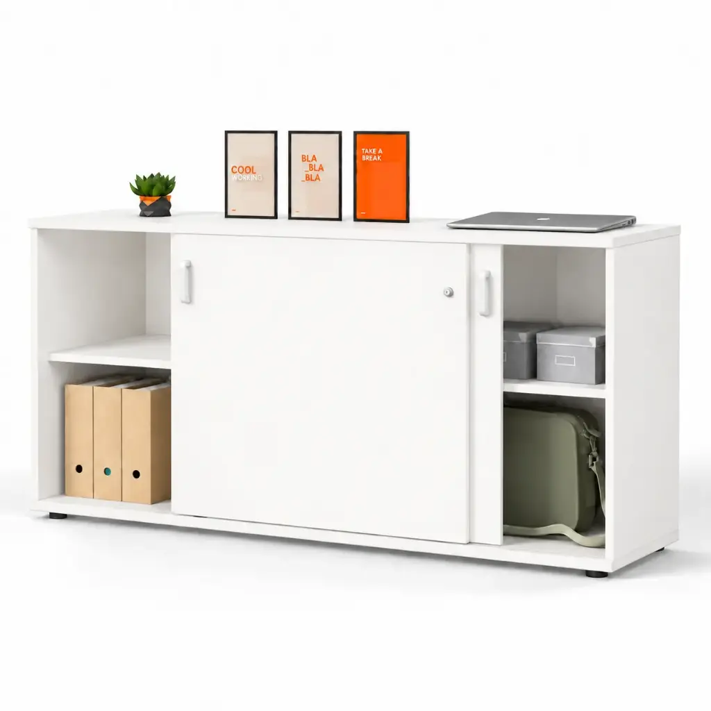 Armario con puerta corredera ancho 160 cm | Personalizable