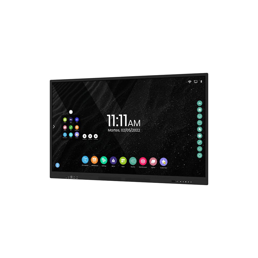 Pizarra digital 4K LED 75" con cámara y Android 13 Interac75TXC