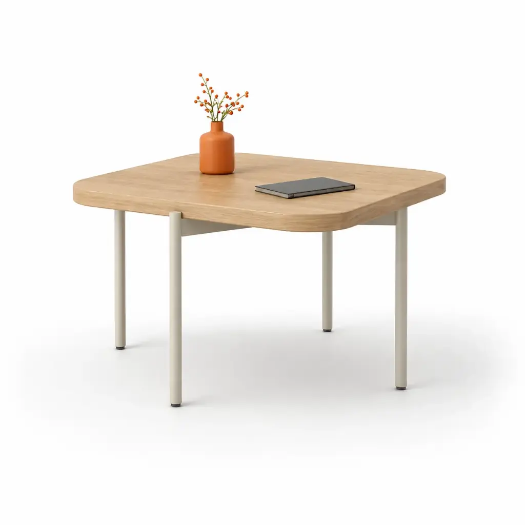 Mesa de centro cuadrada Eidos Actiu 31 x 50 x 50 cm