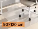 Alfombra protectora de suelo para silla de oficina 90 x 120 cm