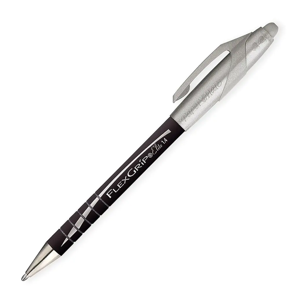 Bolígrafo retráctil Paper Mate Flexgrip Elite negro