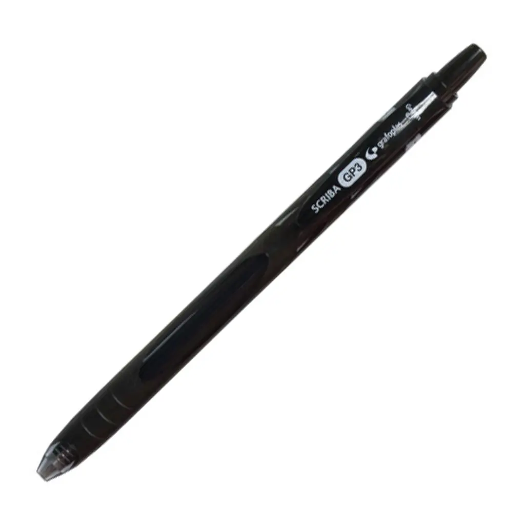 Bolígrafo retráctil Gel Scriba GP3 negro