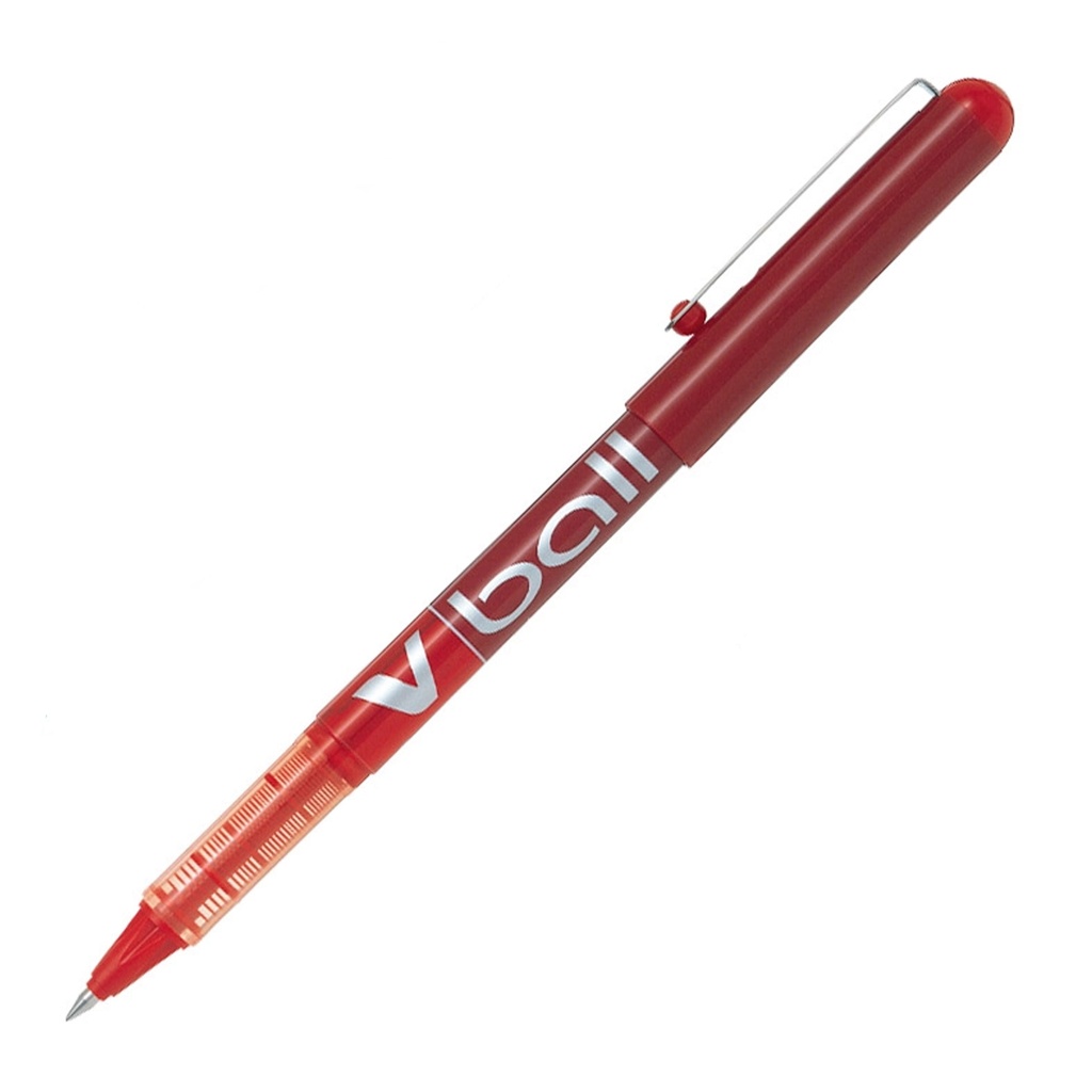 Bolígrafo roller Pilot V-Ball 0,5 rojo