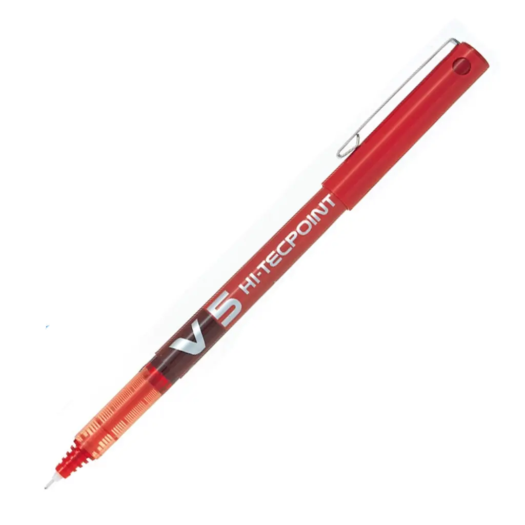Bolígrafo roller Pilot V5 Hi-Tecpoint rojo
