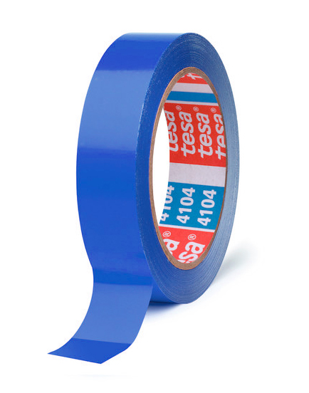 Cinta adhesiva para precintar disfraces azul oscuro 66 m x 19 mm Tesa