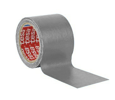 Cinta adhesiva para precintar disfraces gris 66 m x 50 mm Tesa