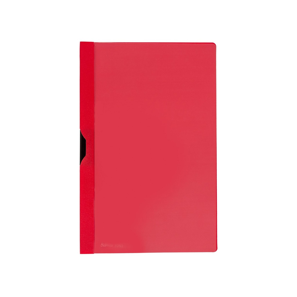 Dossier clip lateral A4 rojo para 30 hojas Grafoplás