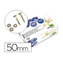 Encuadernadores de latón 50 mm con arandela (Caja 100 unidades)